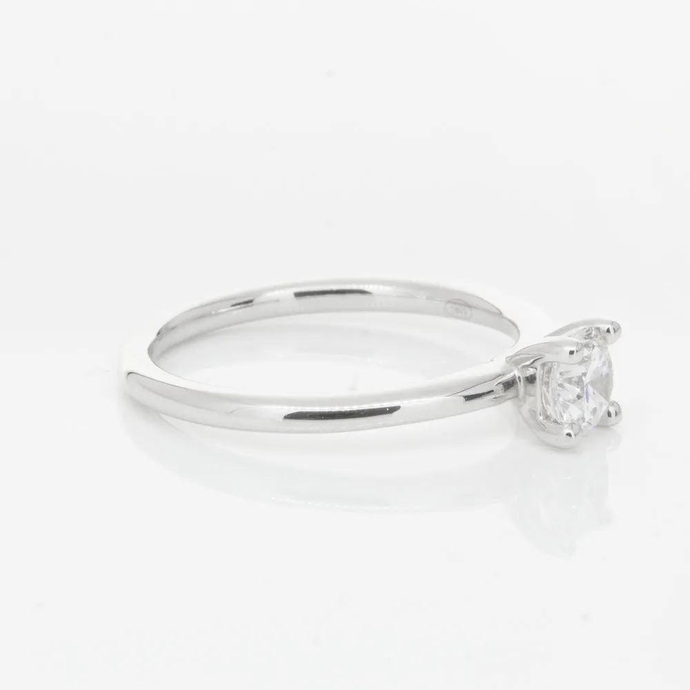 18ct White Gold .50ct Diamond Melba Ring