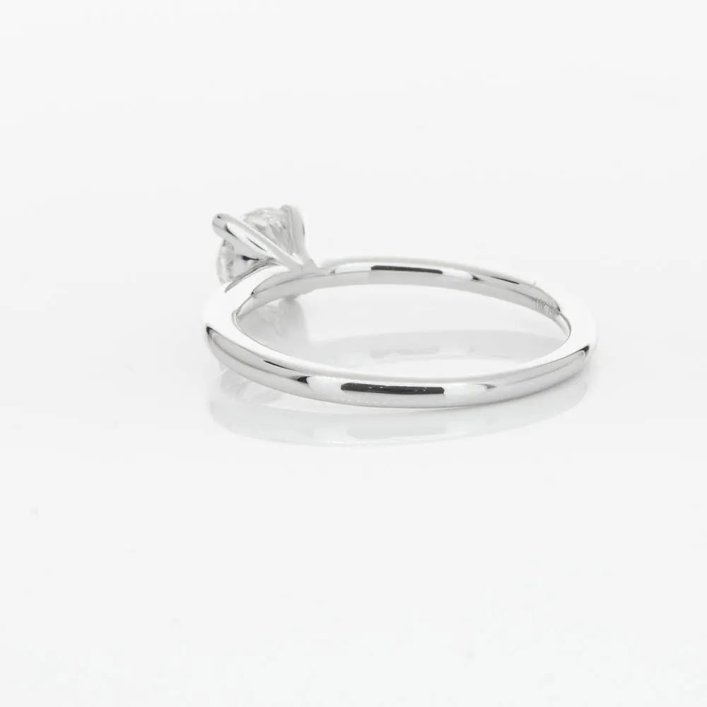 18ct White Gold .70ct Diamond Melba Ring