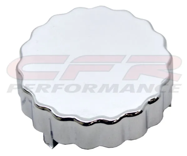 1955-72 CHEVY-GM POWER STEERING PUMP PLASTIC CAP - CHROME