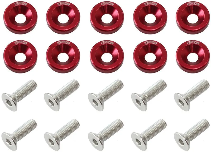 5/16" Billet Dress-Up / Fender Bolt Kit (10 pack) AF64-4371R