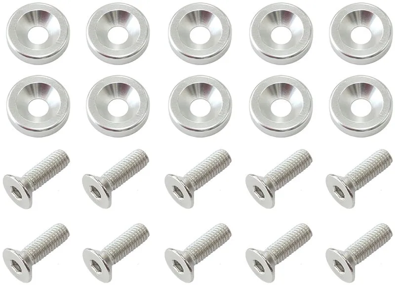 5/16" Billet Dress-Up / Fender Bolt Kit (10 pack) AF64-4371S