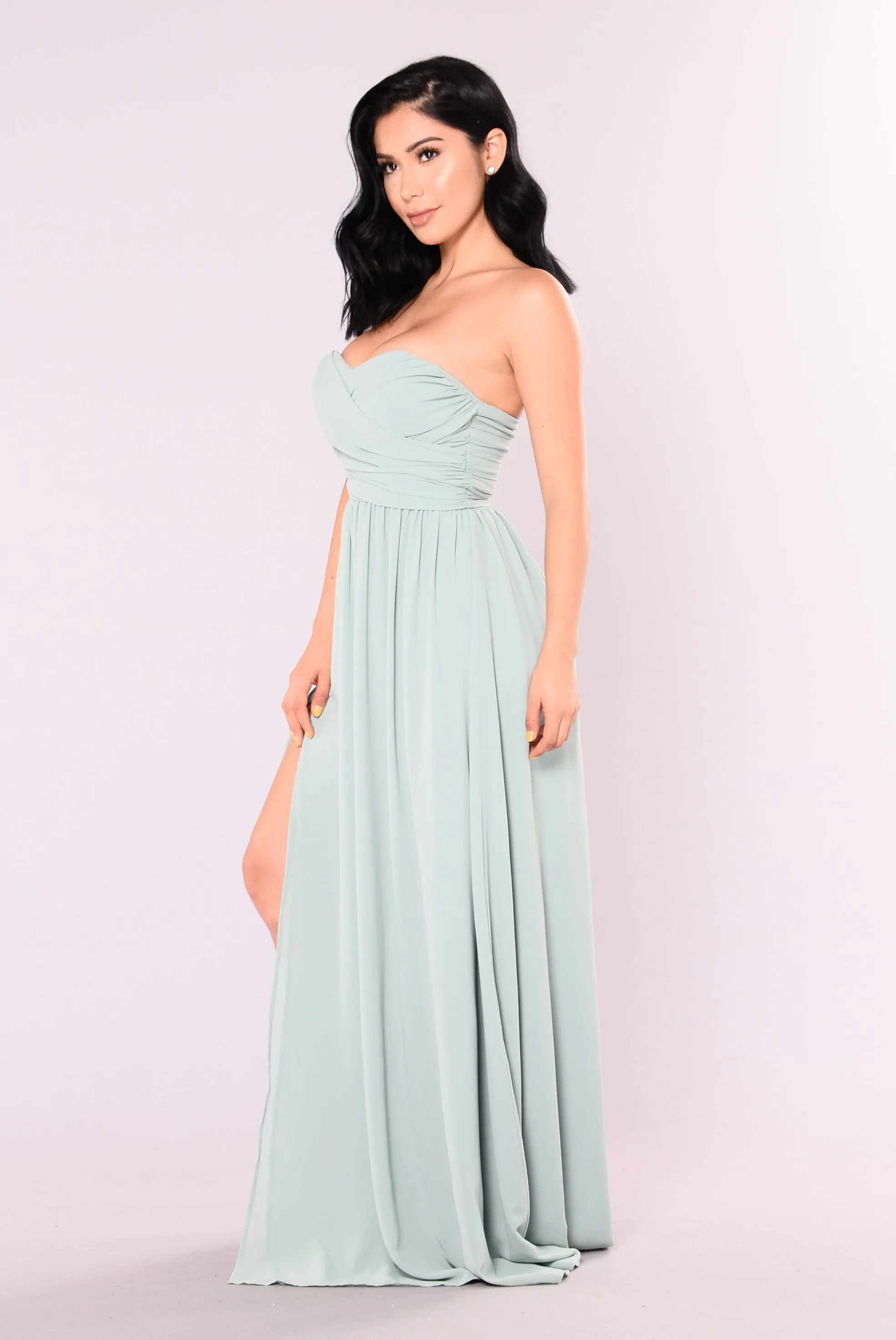 A Night In Florence Maxi Dress - Sage