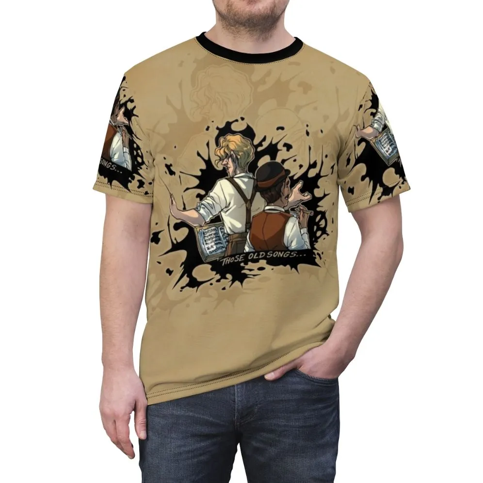 Abstract Art Vintage Style Music T-Shirt