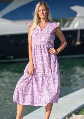 Allana Maxi Dress - Pink