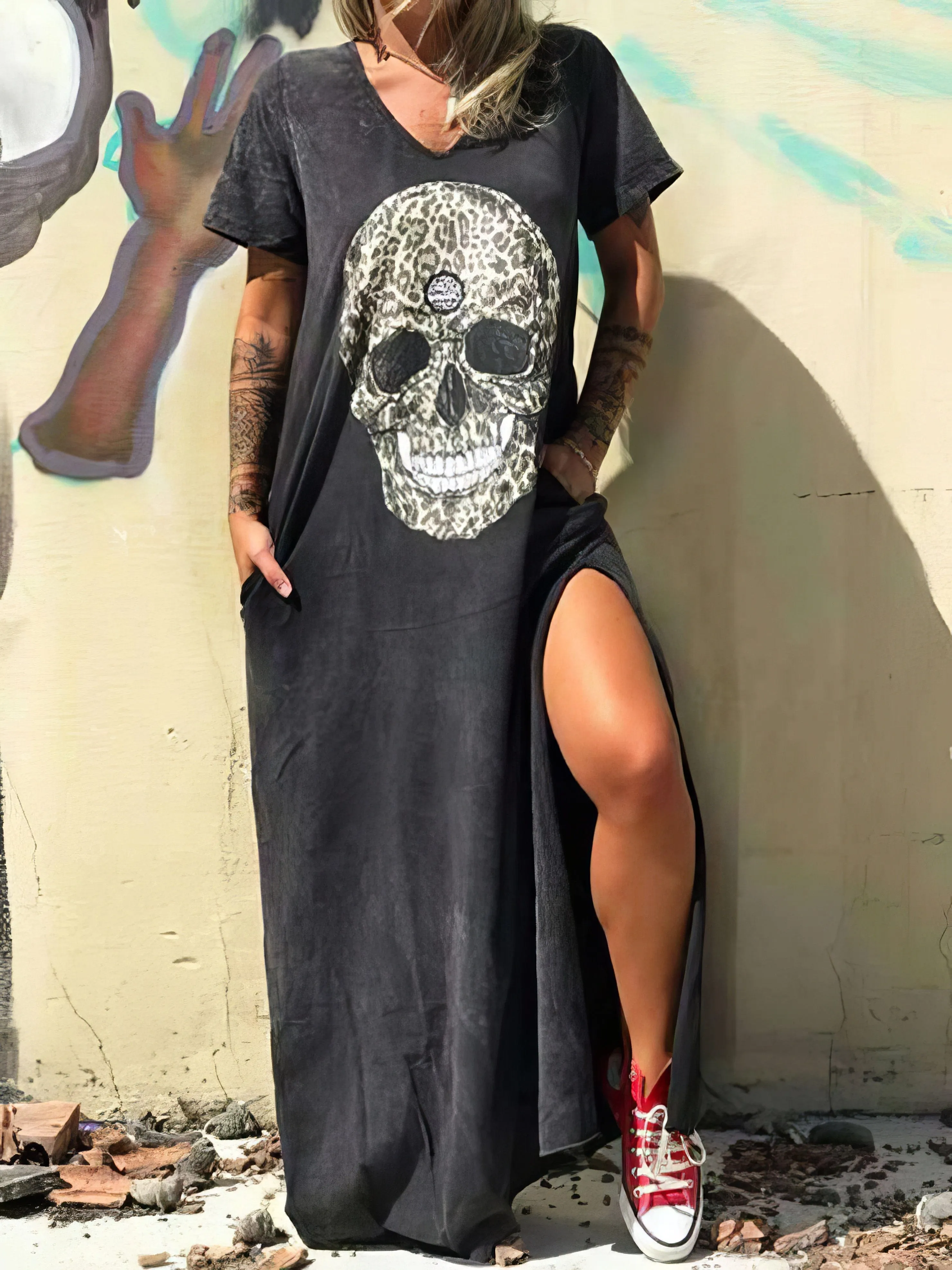 Alternative Style Skull Dress