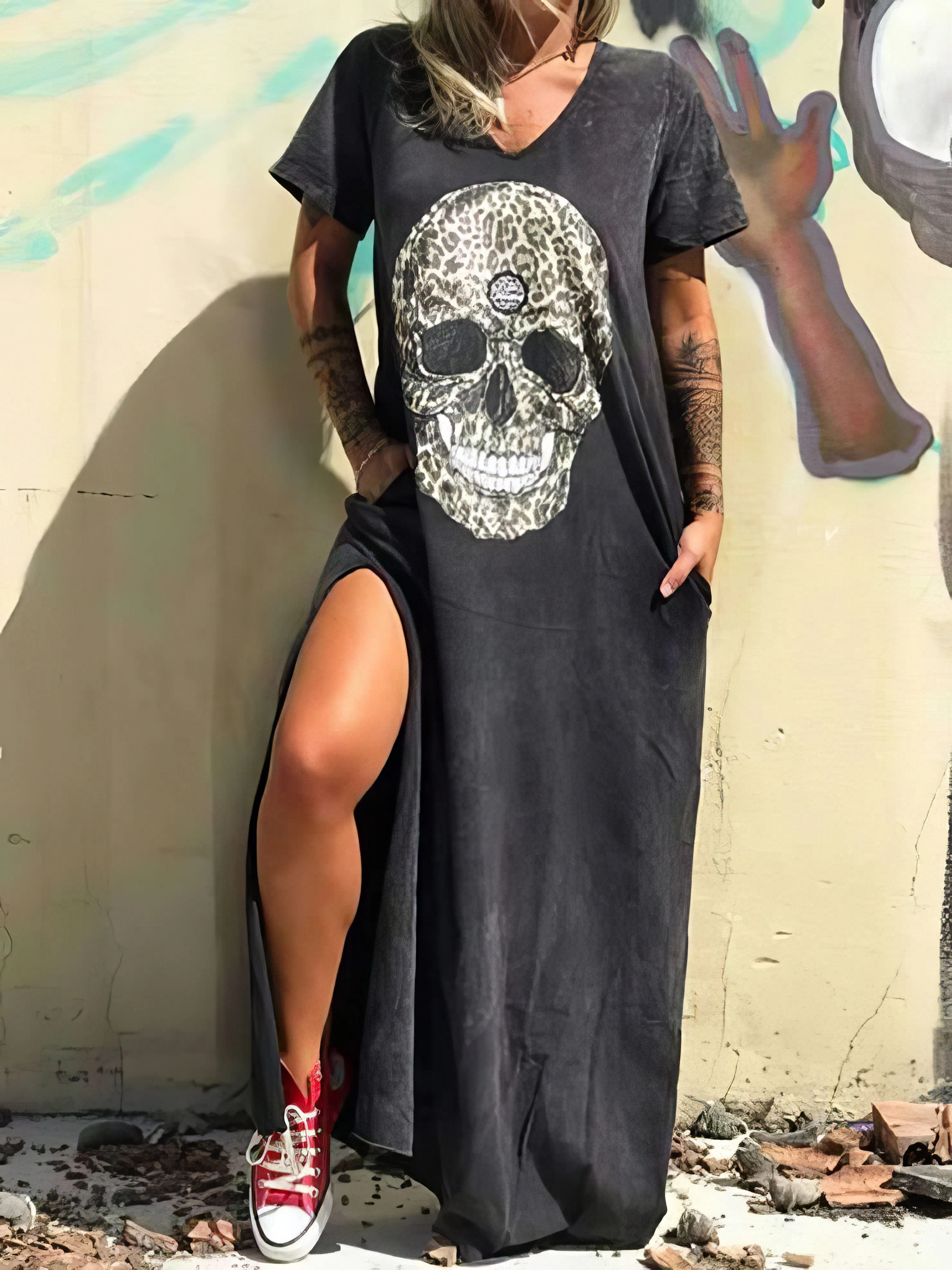 Alternative Style Skull Dress