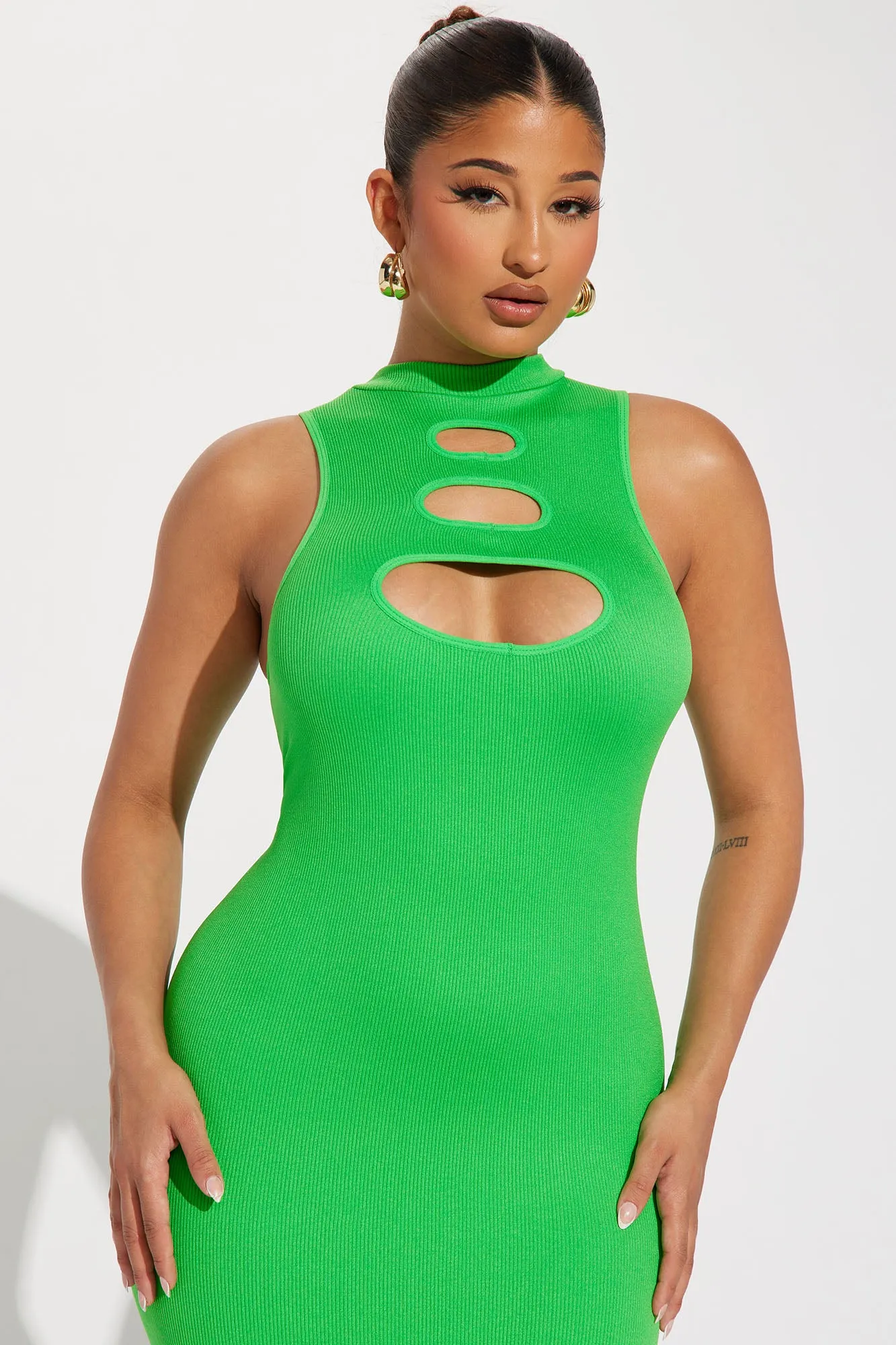 Analise Seamless Maxi Dress - Green