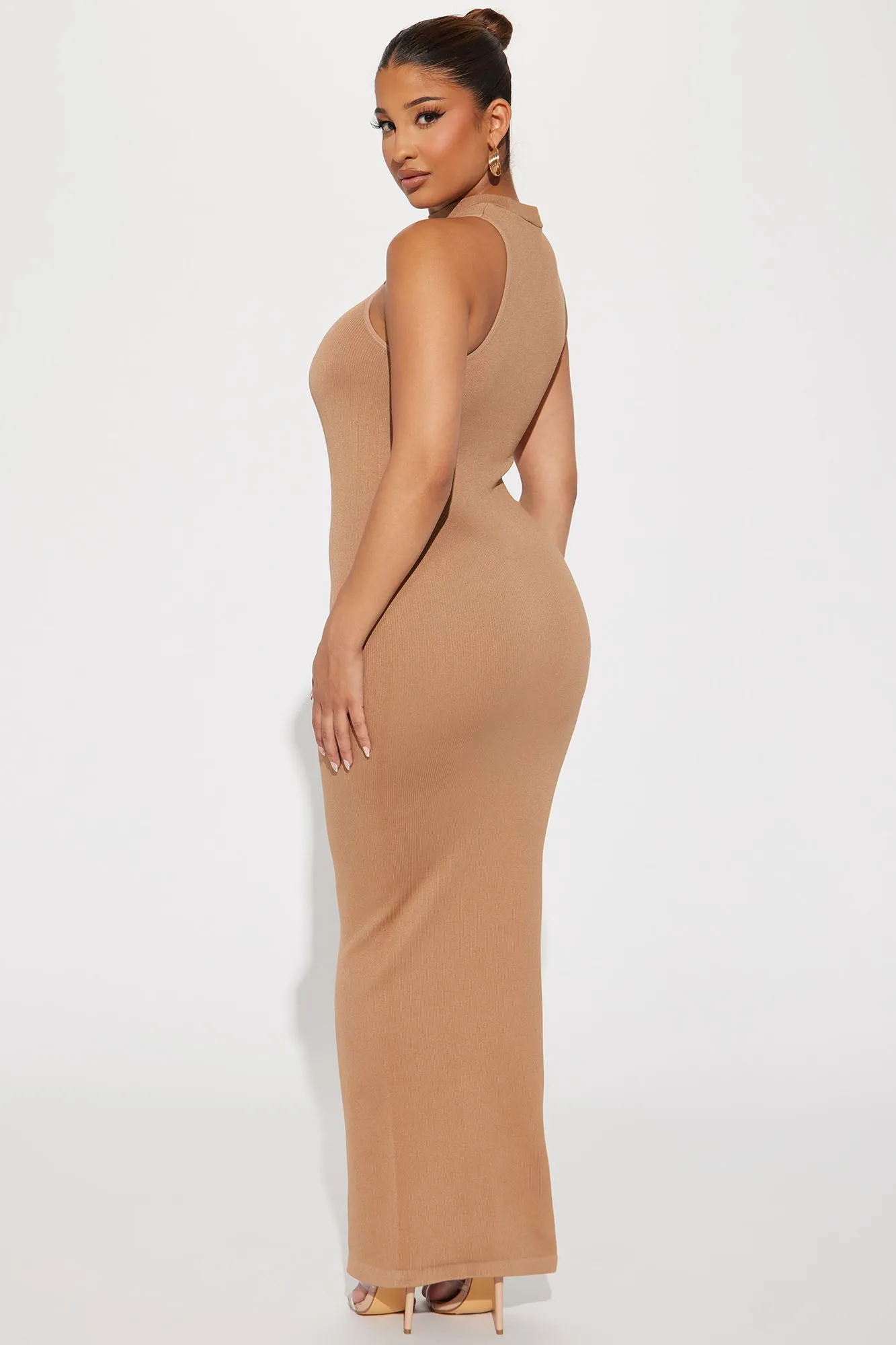 Analise Seamless Maxi Dress - Nude