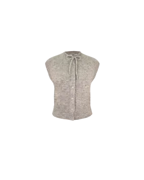 ANNIE VEST GREY MARLE