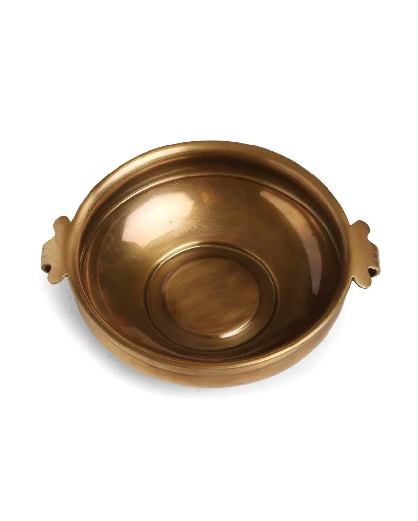 Antique Gold Finish Brass Urli