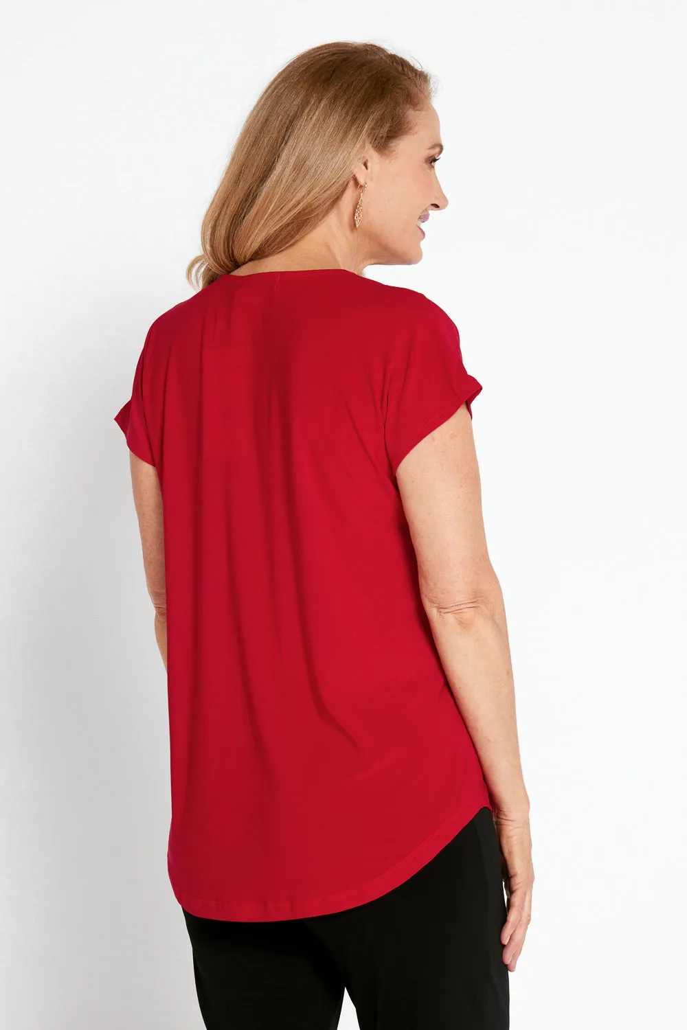 Ashlyn Top - Ruby Red