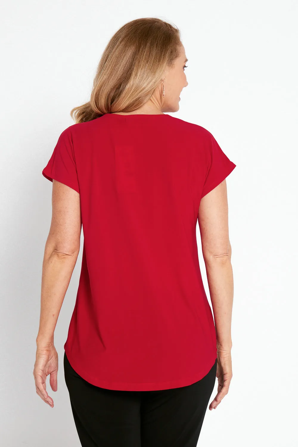 Ashlyn Top - Ruby Red