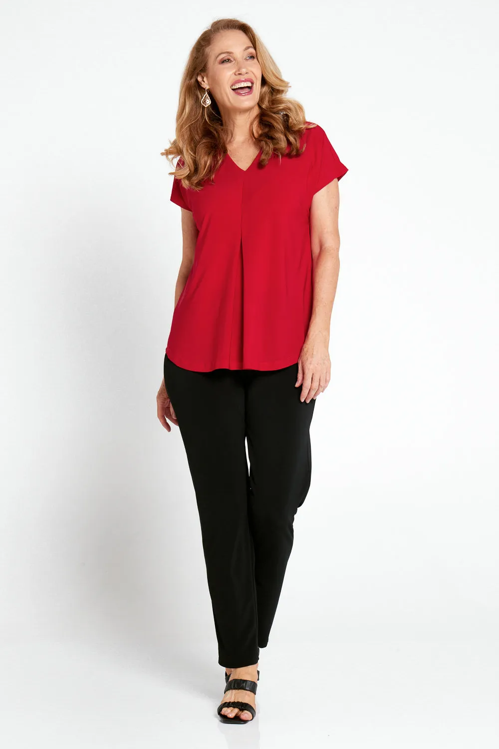 Ashlyn Top - Ruby Red