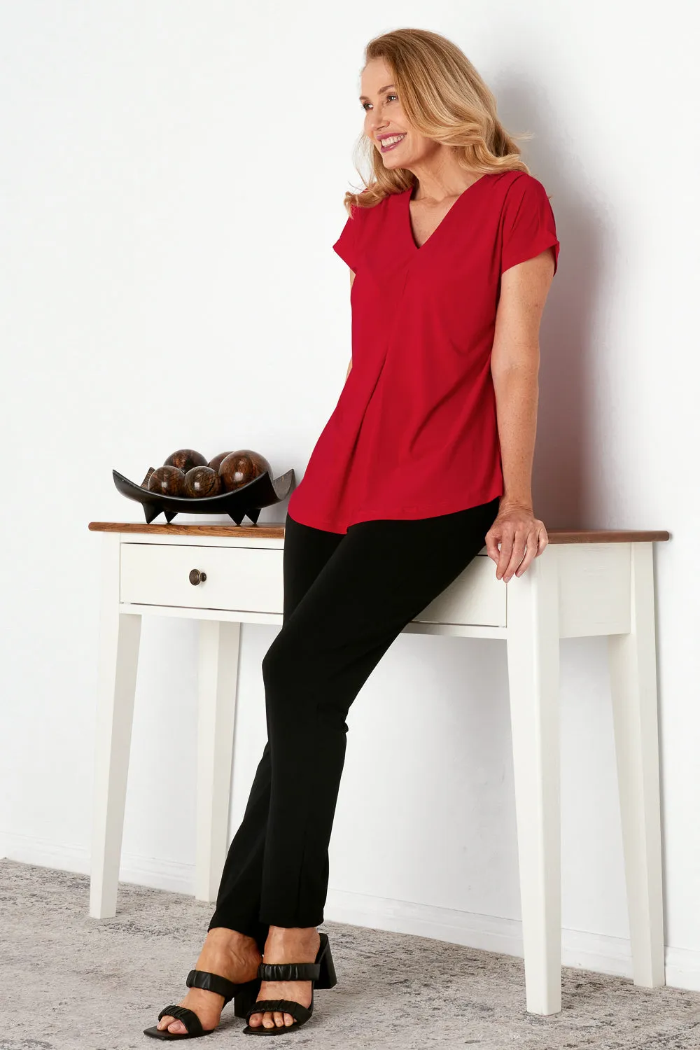 Ashlyn Top - Ruby Red