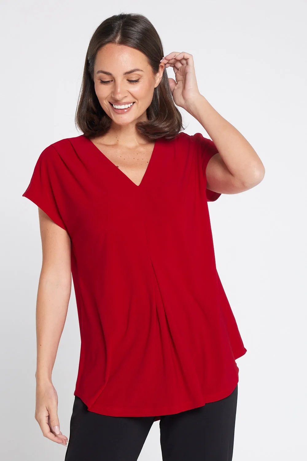 Ashlyn Top - Ruby Red