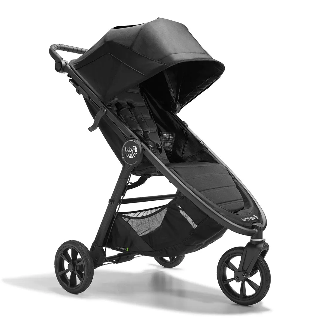 Baby Jogger City Mini GT2   Carrycot   Maxi Cosi Pebble 360 Travel System - Opulent Black