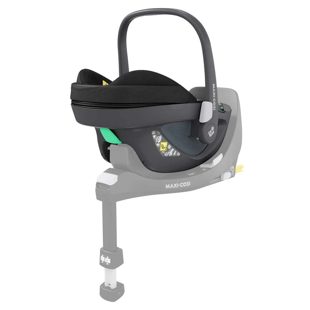 Baby Jogger City Mini GT2   Carrycot   Maxi Cosi Pebble 360 Travel System - Opulent Black