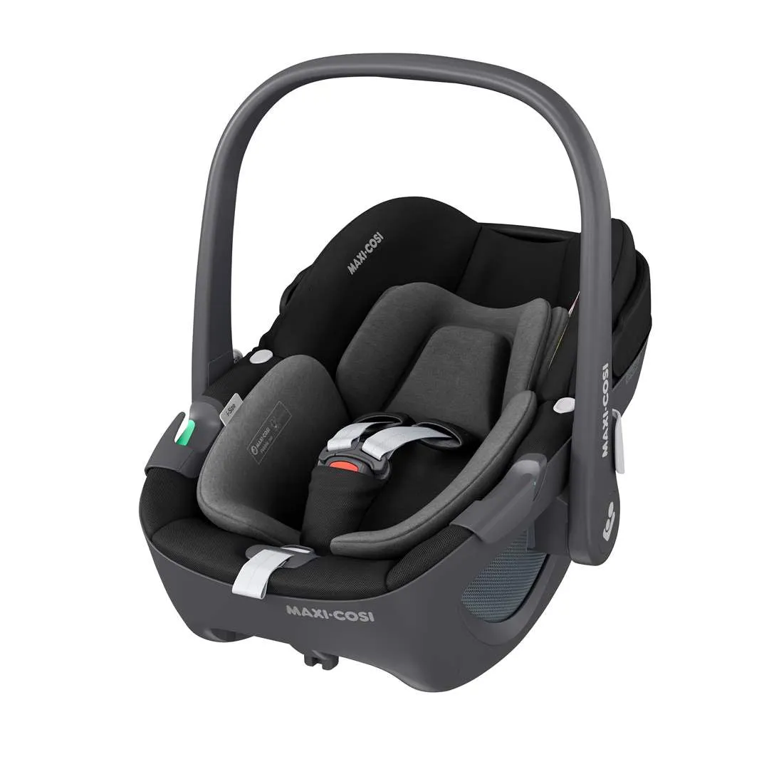 Baby Jogger City Mini GT2   Carrycot   Maxi Cosi Pebble 360 Travel System - Opulent Black