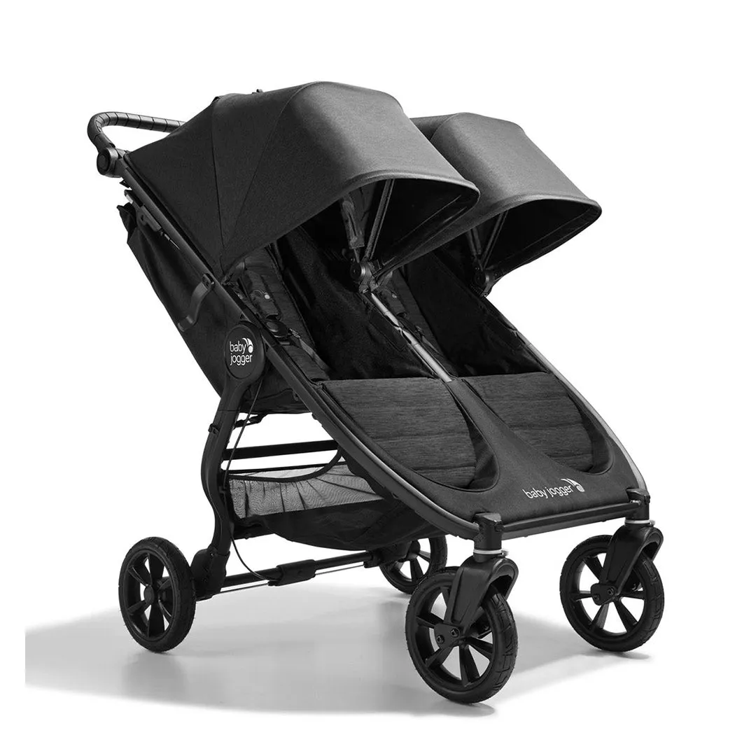 Baby Jogger City Mini GT2 Double   Maxi Cosi Pebble 360 Travel System - Opulent Black