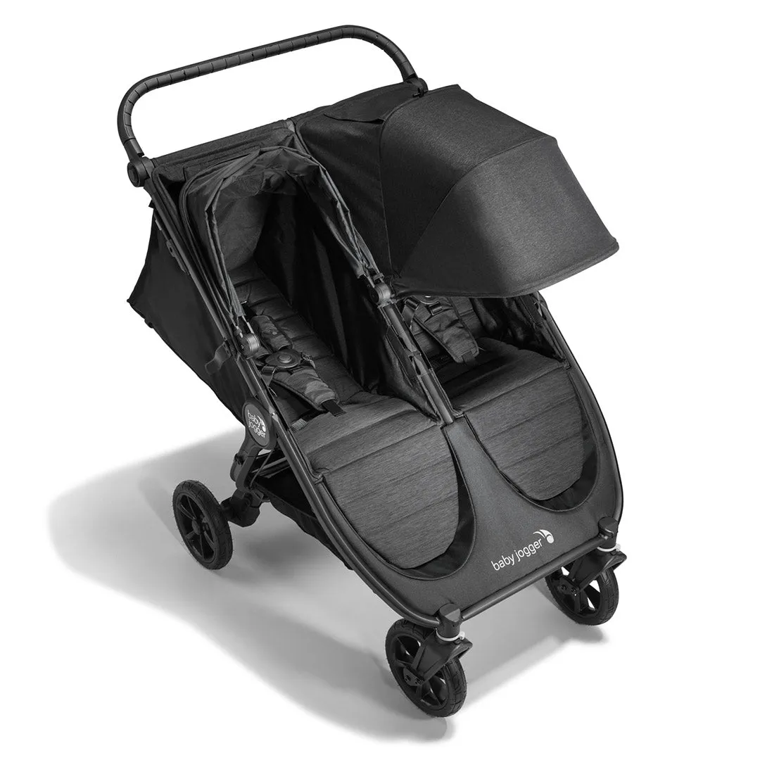 Baby Jogger City Mini GT2 Double   Maxi Cosi Pebble 360 Travel System - Opulent Black