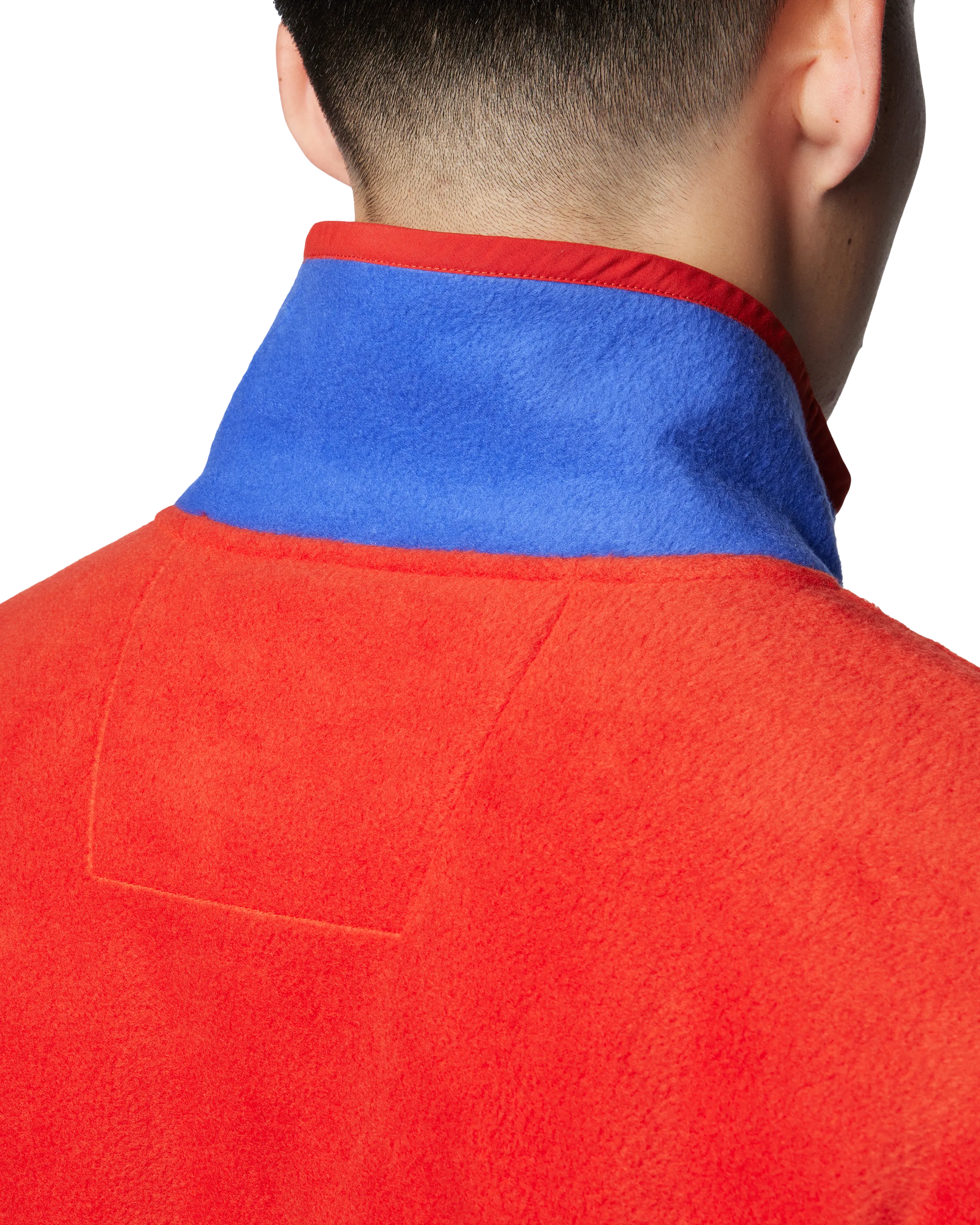 Backbowl II Full Zip Fleece Jacket in Sail Red & Clematis Blue