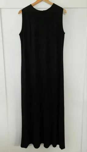 Basic Sleeveless Stretch Maxi - Black