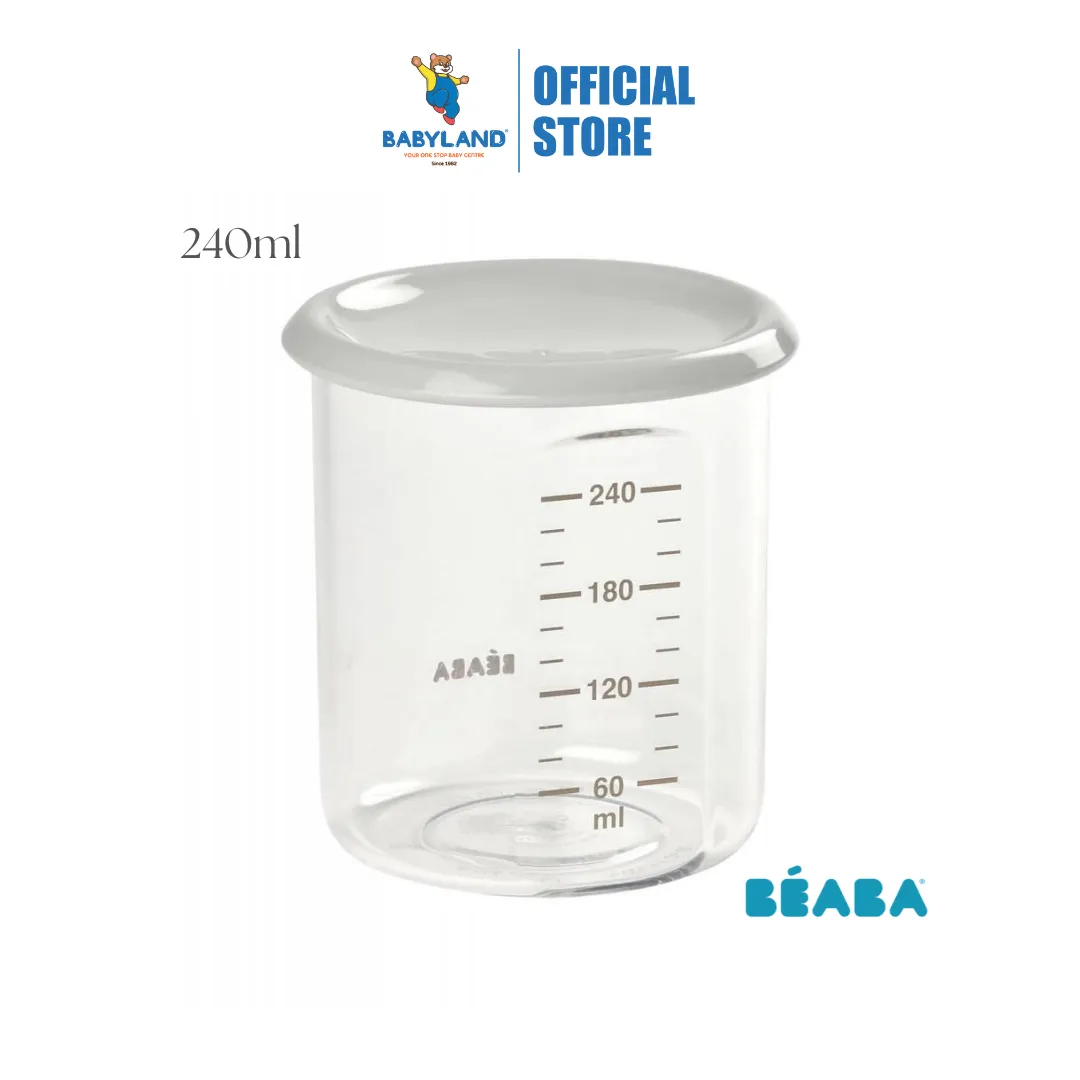 Beaba Maxi Portion Tritan 240 ml - Grey