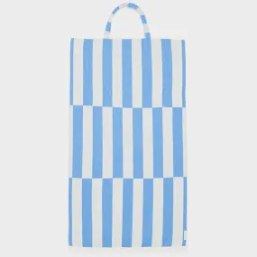 Beach Towel 2-in-1 Tote Bag - Le Weekend Mid Blue-Cream