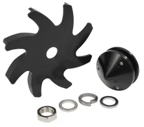 Billet Alternator Fan & Pulley AF64-4300BLK