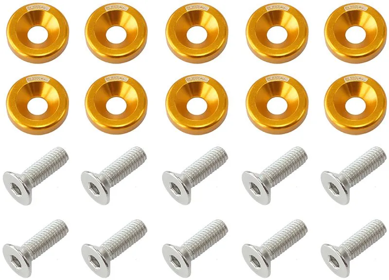 Billet Dress-Up/Fender Bolt Kit M6 x 1.00mm (20mm UHL) AF64-4365G