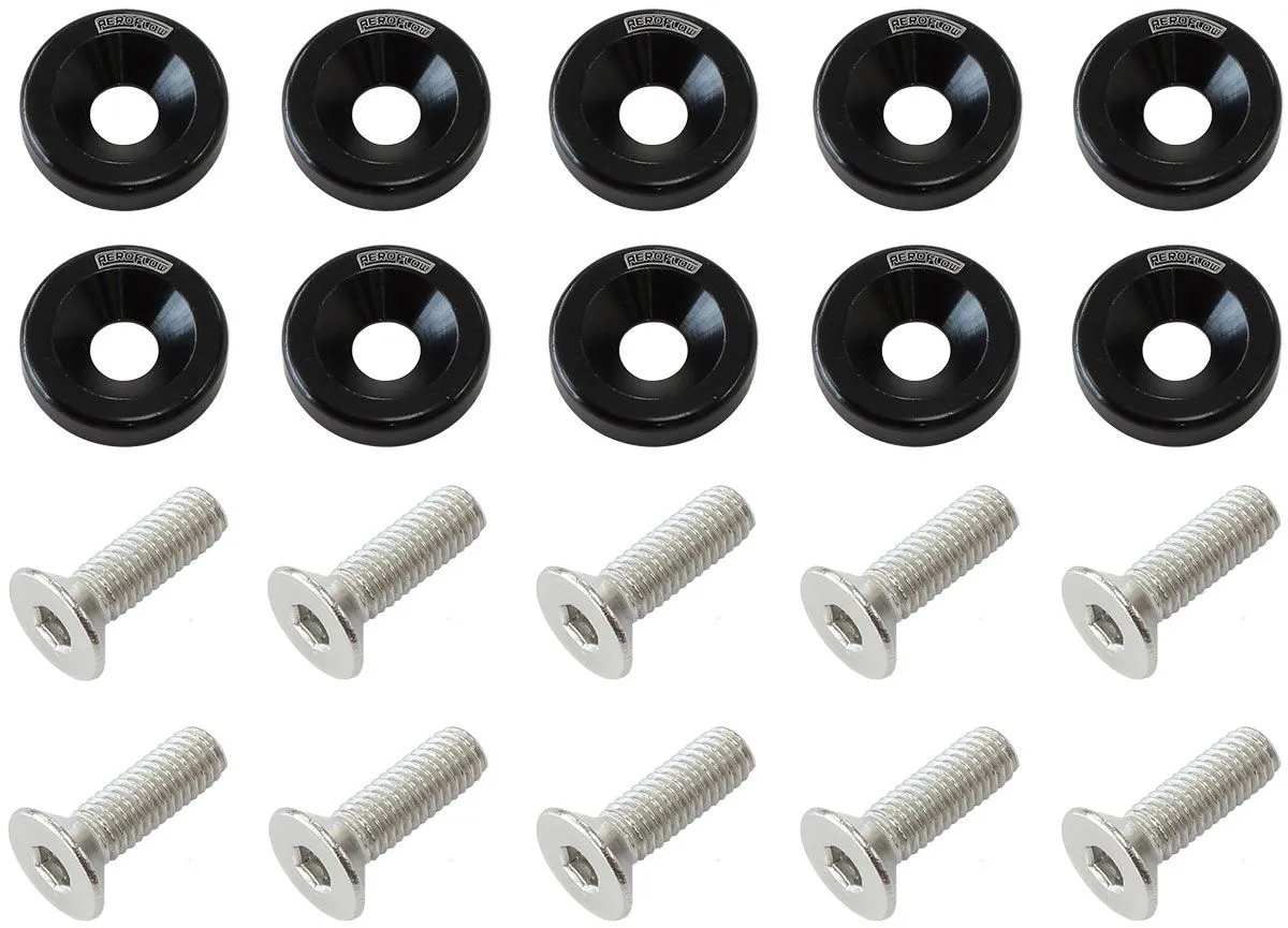 Billet Dress-Up/Fender Bolt Kit M8 x 1.25mm (20mm UHL) AF64-4374BLK