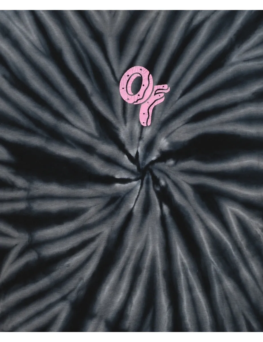 Black & Pink Long Sleeve Odd Future T-Shirt - M