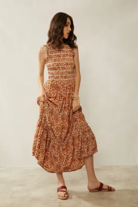 Bohera Nikki Reyn Paisley Ruffle Dress