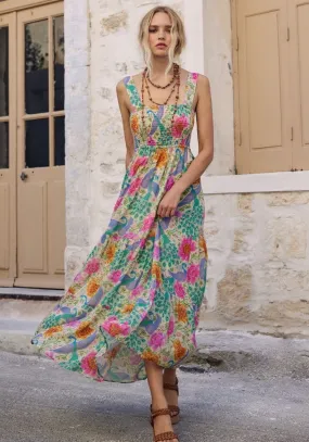 Bohème Strappy Maxi Dress - Spring