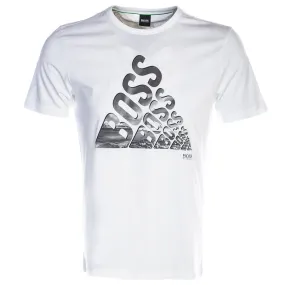 BOSS Tee 8 T Shirt in White