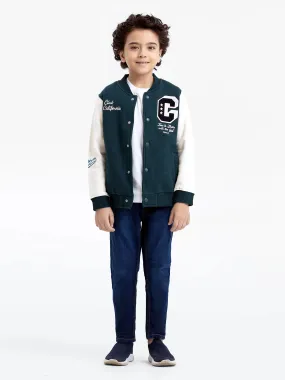 Boy's Bottle Green Jacket - EBTJK23-004