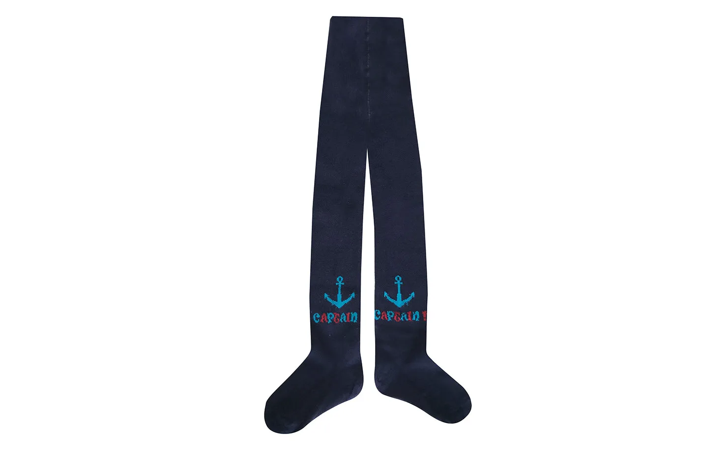 Boy's Cotton Tights - Captain - Navy Blue