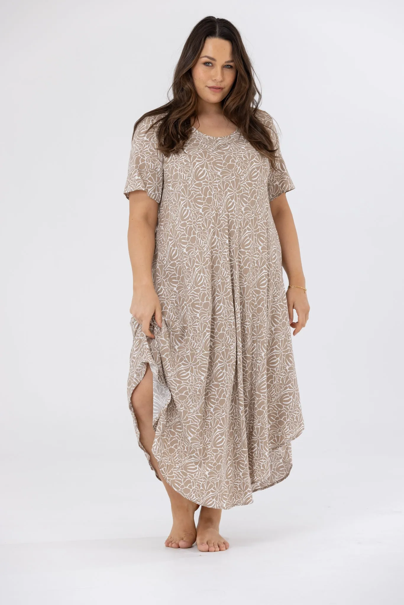 BROOKE MAXI DRESS - Beige