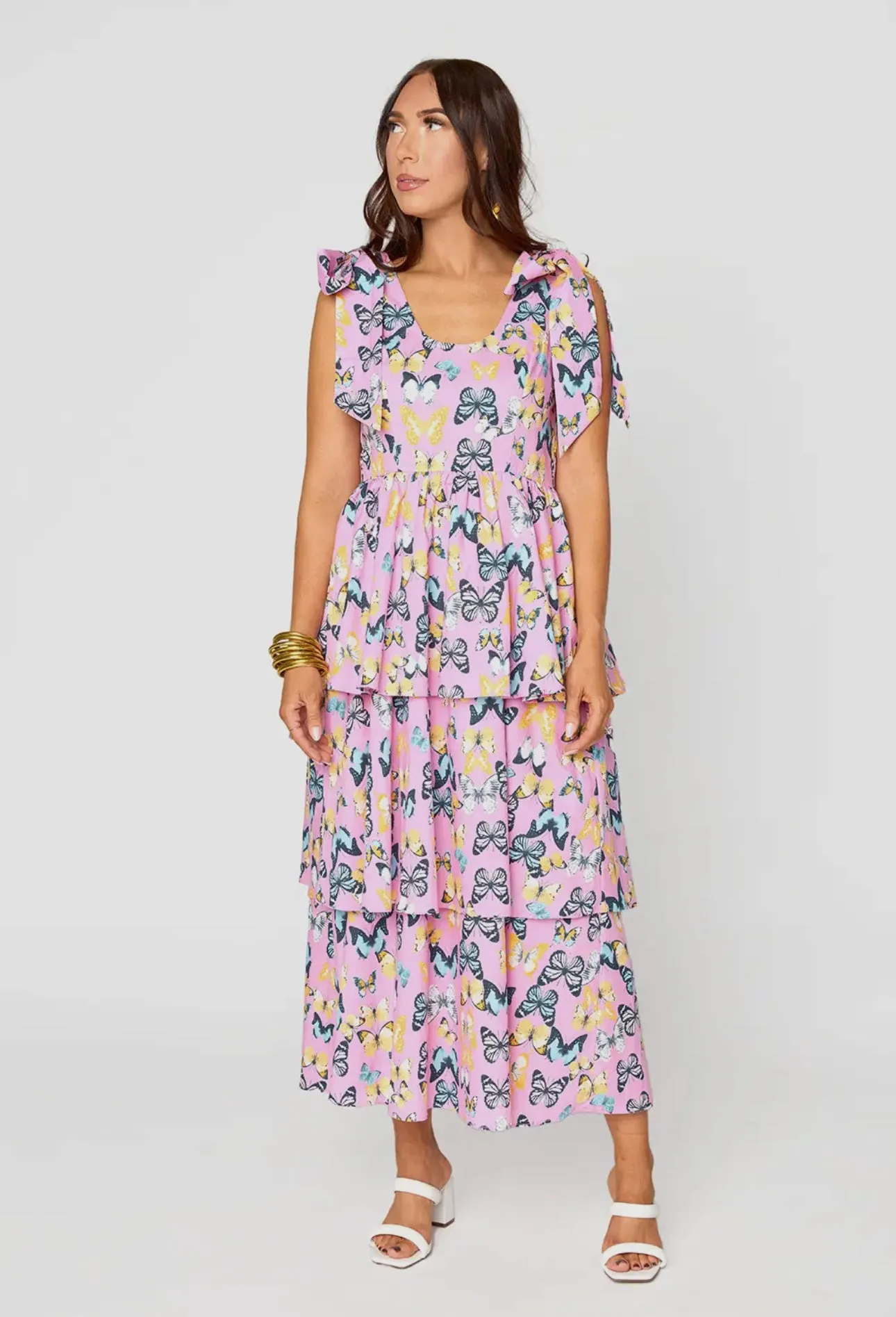 Buddy Love: Drew Feeling Butterflies Midi Maxi Dress