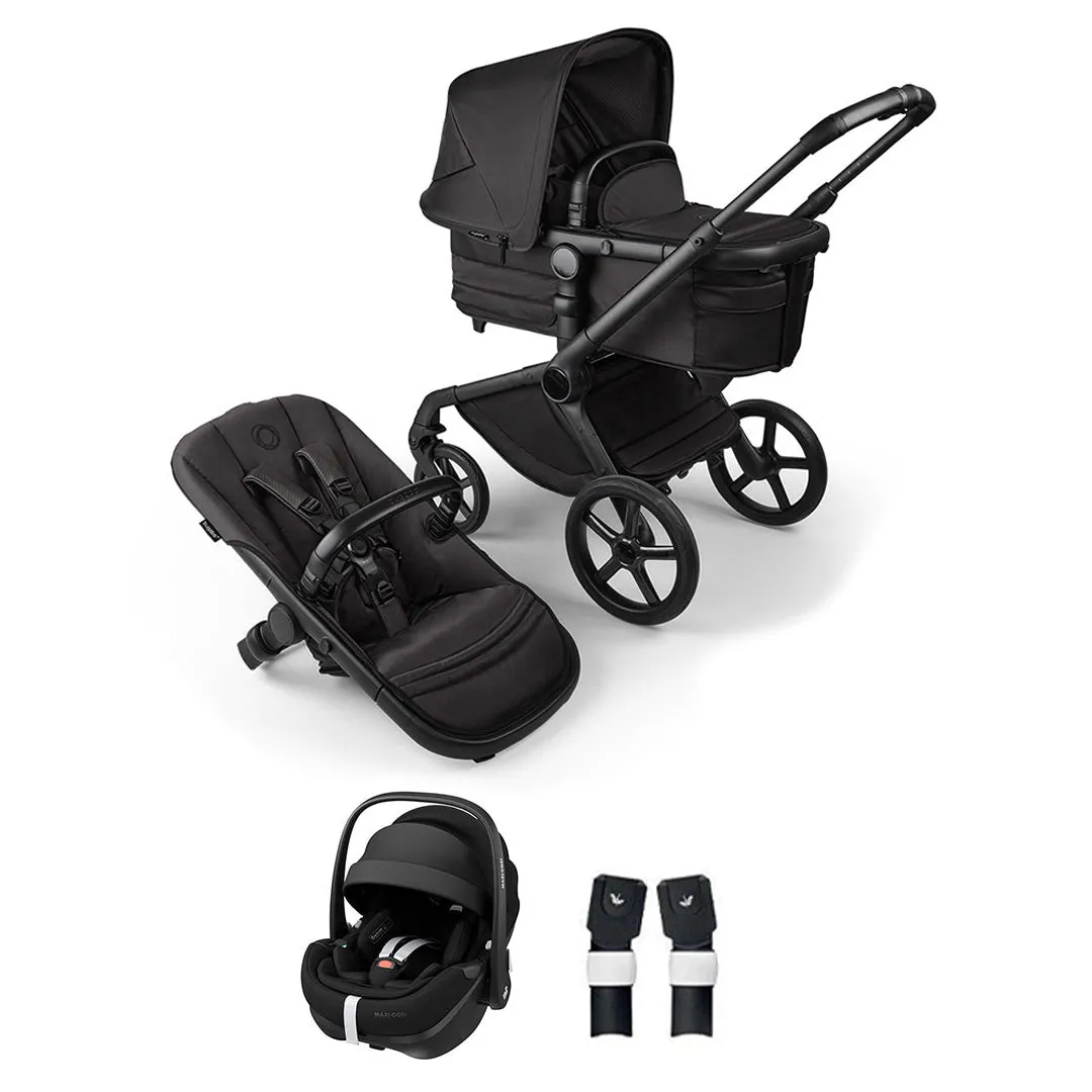 Bugaboo Fox 5 Noir Limited Edition   Pebble 360 Pro 2 Travel System