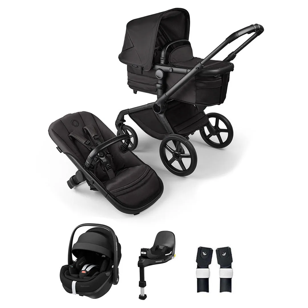 Bugaboo Fox 5 Noir Limited Edition   Pebble 360 Pro 2 Travel System