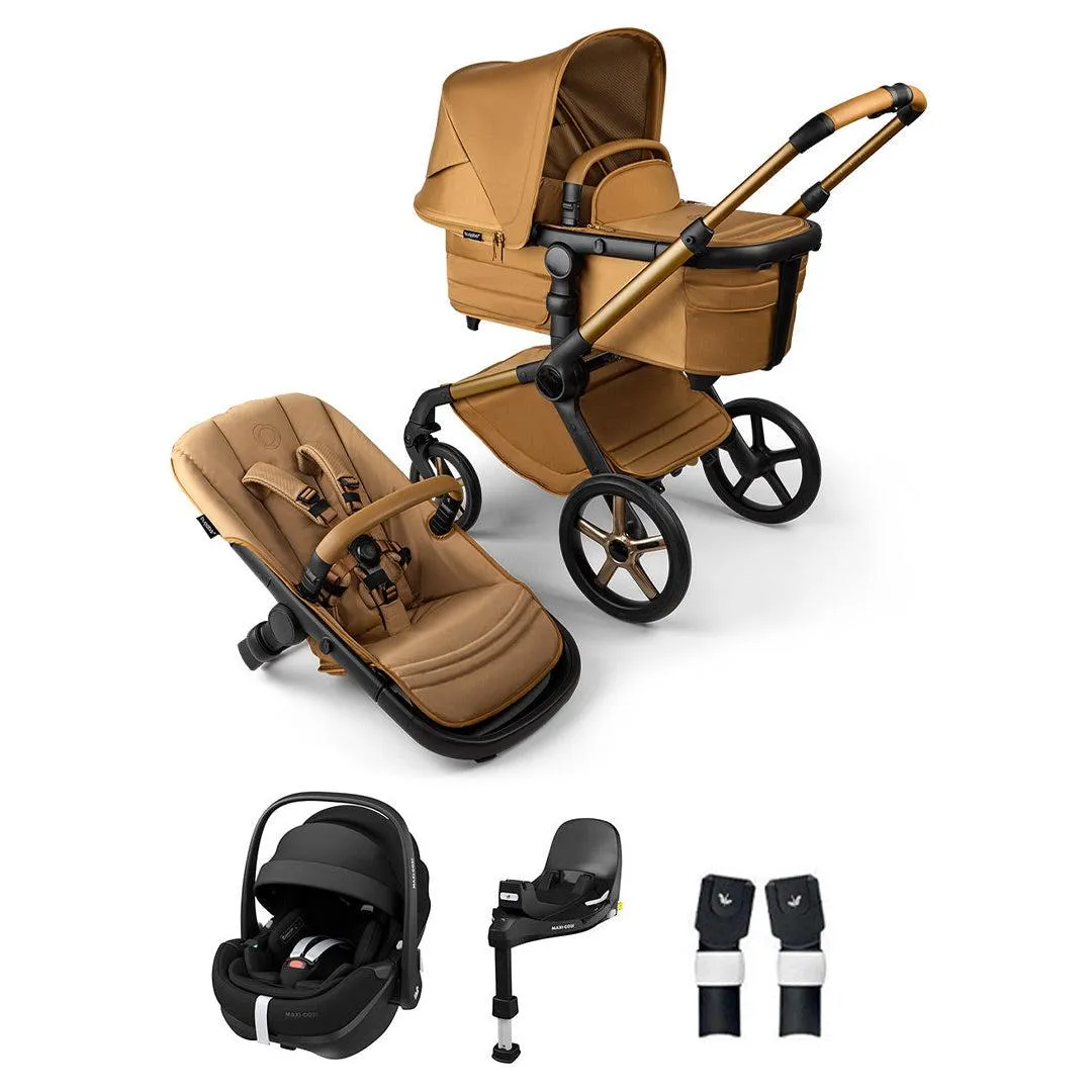 Bugaboo Fox 5 Noir Limited Edition   Pebble 360 Pro 2 Travel System