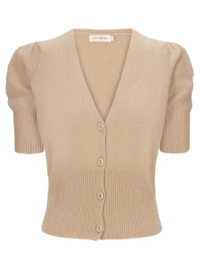 Cashmere Cardigan "Grace" - Sand