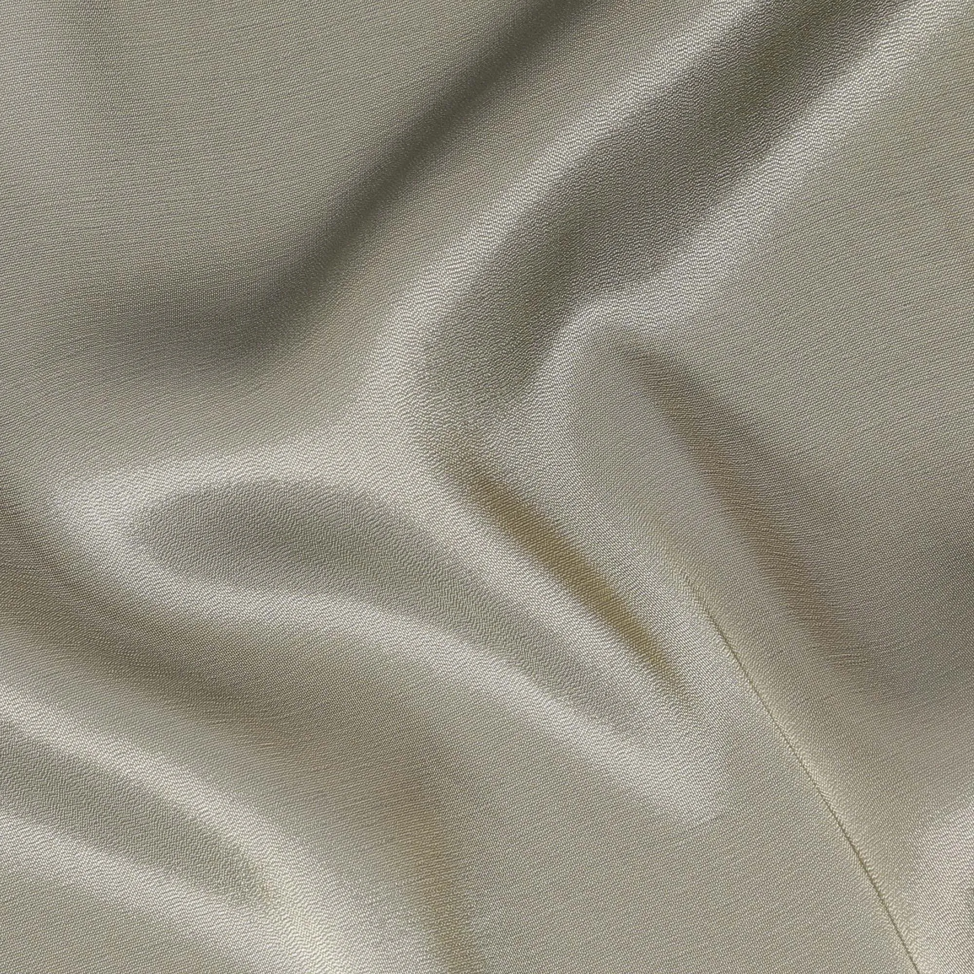 Champagne Gold French Silk Lame Fabric - 110cm Width, Opulent Sheen-D18425