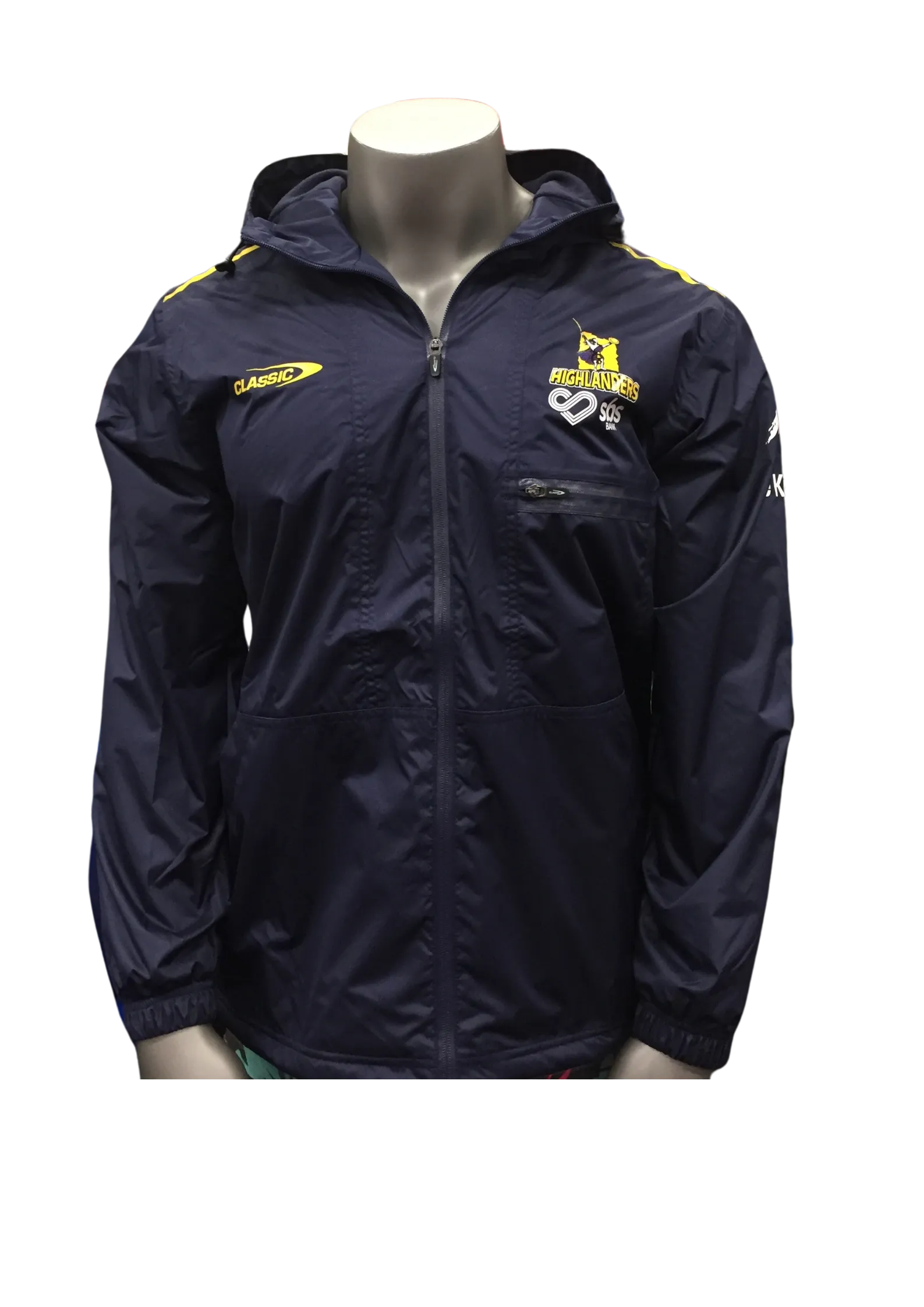 Classic Super Rugby Mens Highlanders Wet Weather Jacket