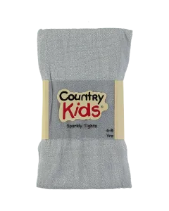 Country Kids Silver Sparkly Tights