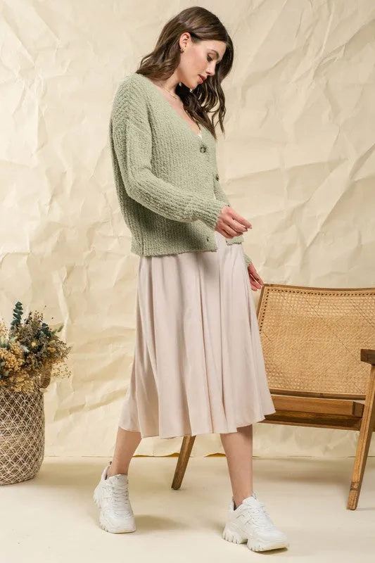 Cozy Cardigan - sage