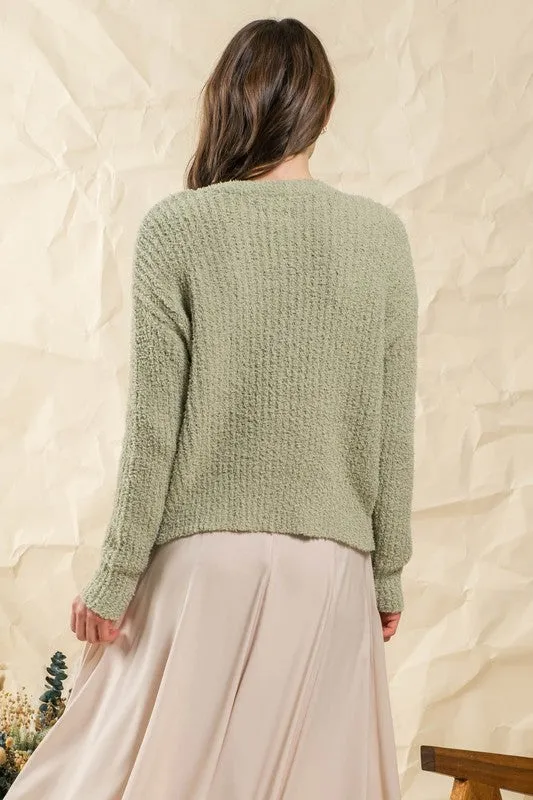 Cozy Cardigan - sage