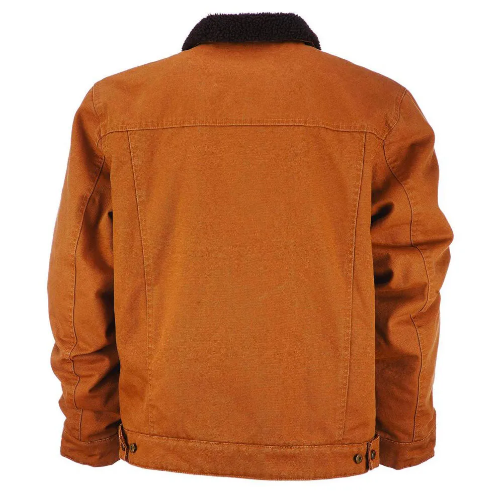 Dickies Glenside Fleece Lined Jacket Brown Duck