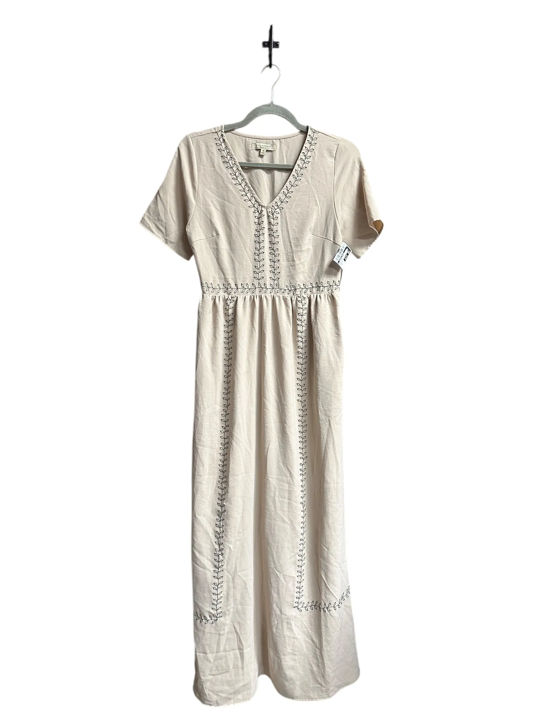 Dress Casual Maxi By Clothes Mentor In Cream, Size: S